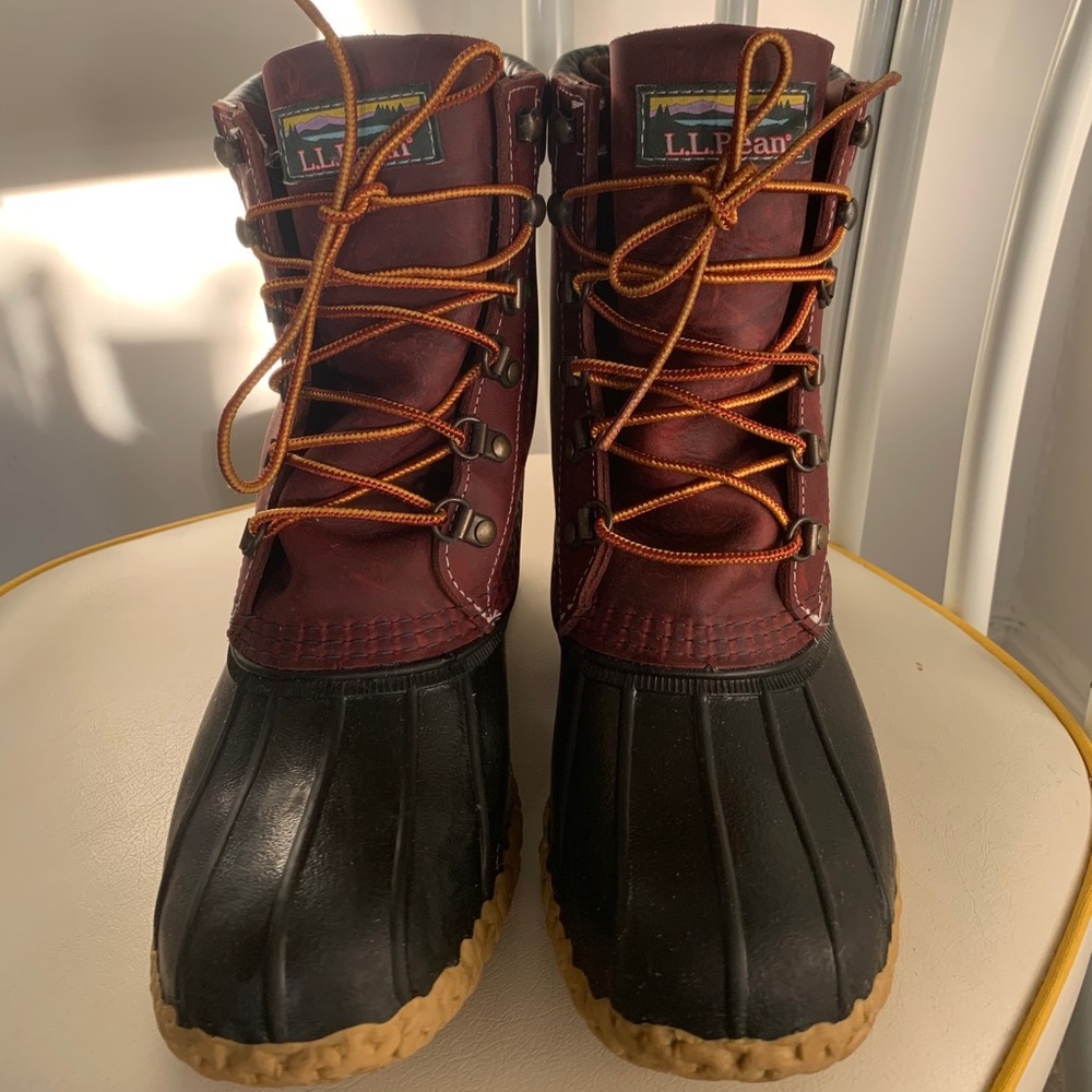 L.L. Bean Duck Boots Gore-Tex Lined